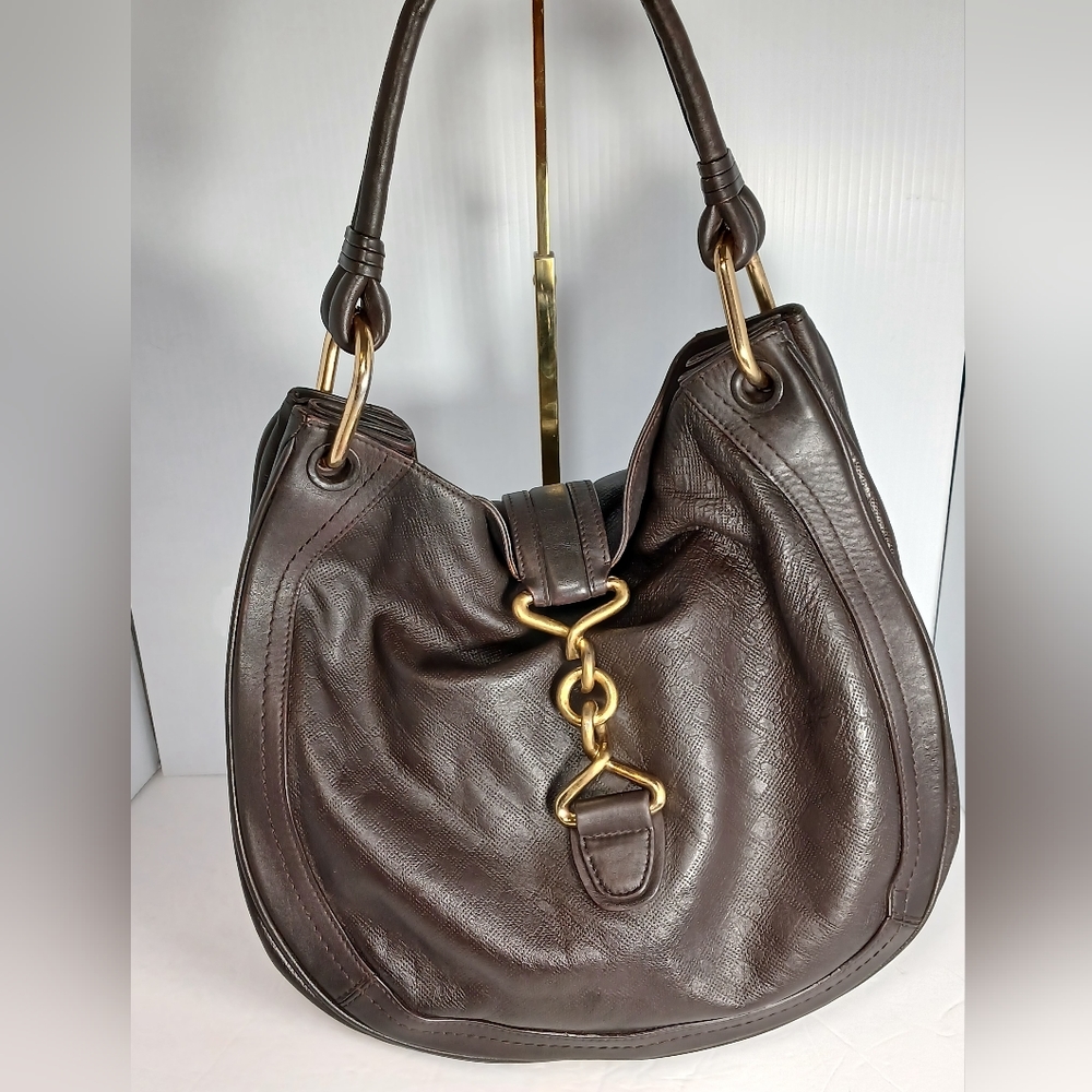 Bally dark brown Dasha hobo handbag